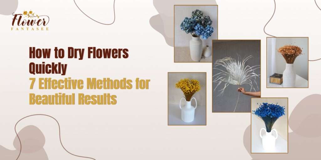 How to dry flowers quickly 7 effective methods